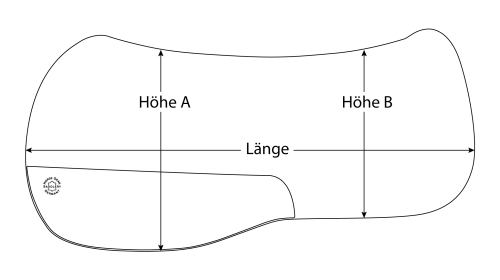 Performance ProRanchhorse, Wollfilzpad