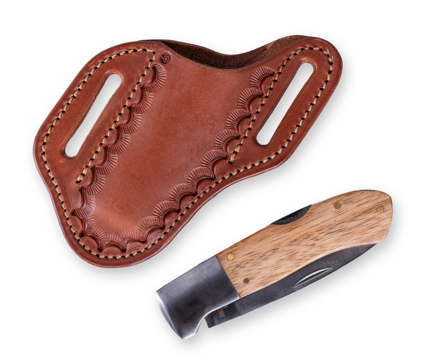 Taschenmesser mit Pancake Holster